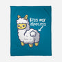 Kiss My Alpacass-None-Fleece-Blanket-NemiMakeit