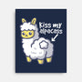 Kiss My Alpacass-None-Stretched-Canvas-NemiMakeit