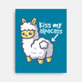 Kiss My Alpacass-None-Stretched-Canvas-NemiMakeit