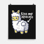 Kiss My Alpacass-None-Matte-Poster-NemiMakeit