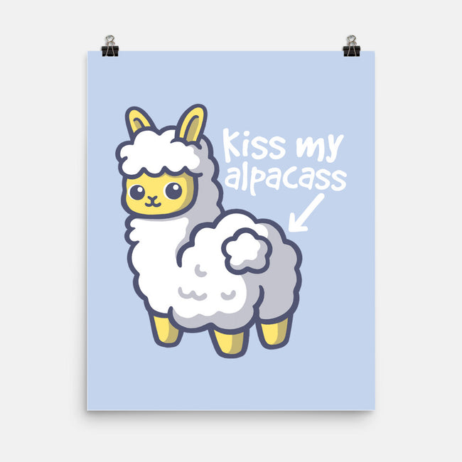 Kiss My Alpacass-None-Matte-Poster-NemiMakeit