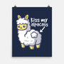 Kiss My Alpacass-None-Matte-Poster-NemiMakeit