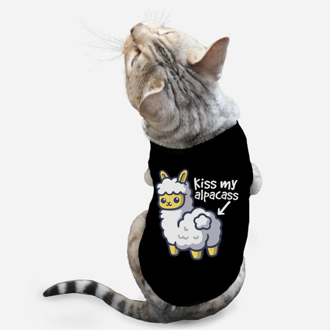 Kiss My Alpacass-Cat-Basic-Pet Tank-NemiMakeit