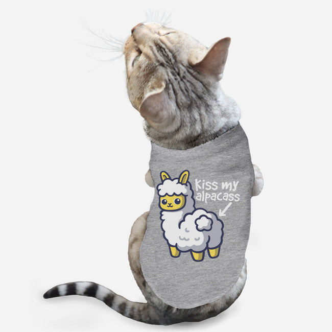 Kiss My Alpacass-Cat-Basic-Pet Tank-NemiMakeit