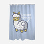 Kiss My Alpacass-None-Polyester-Shower Curtain-NemiMakeit