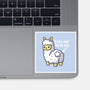 Kiss My Alpacass-None-Glossy-Sticker-NemiMakeit