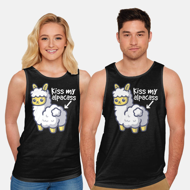 Kiss My Alpacass-Unisex-Basic-Tank-NemiMakeit