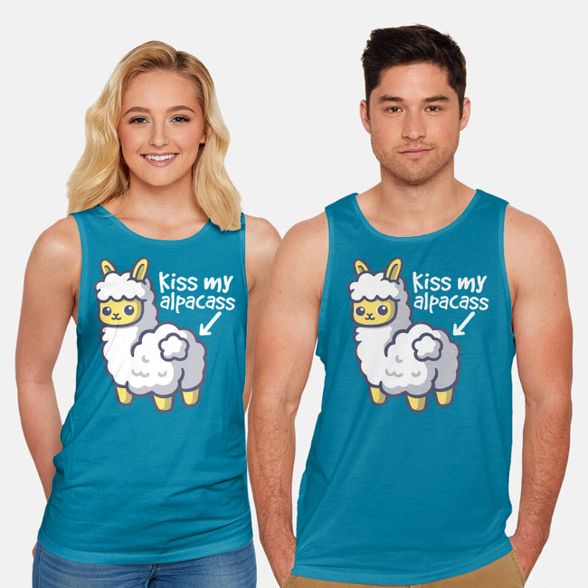 Kiss My Alpacass-Unisex-Basic-Tank-NemiMakeit