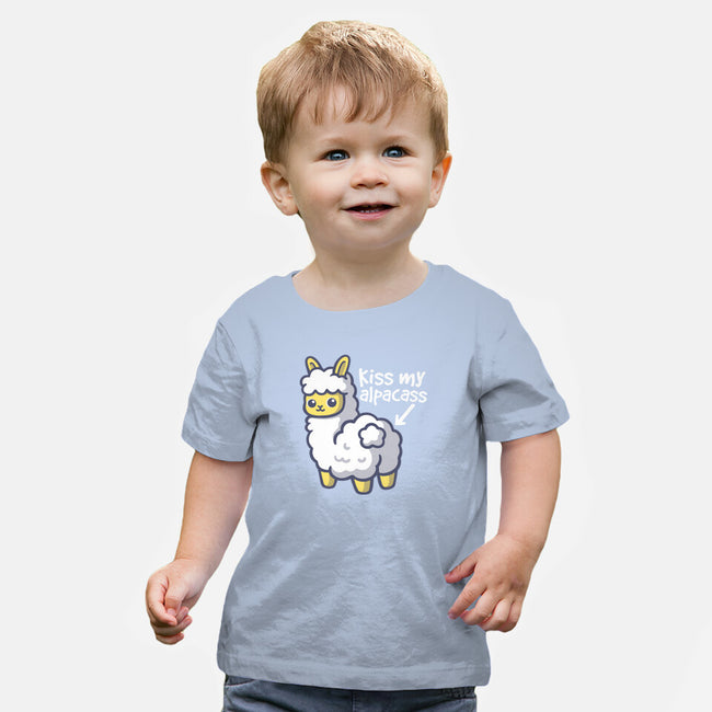 Kiss My Alpacass-Baby-Basic-Tee-NemiMakeit