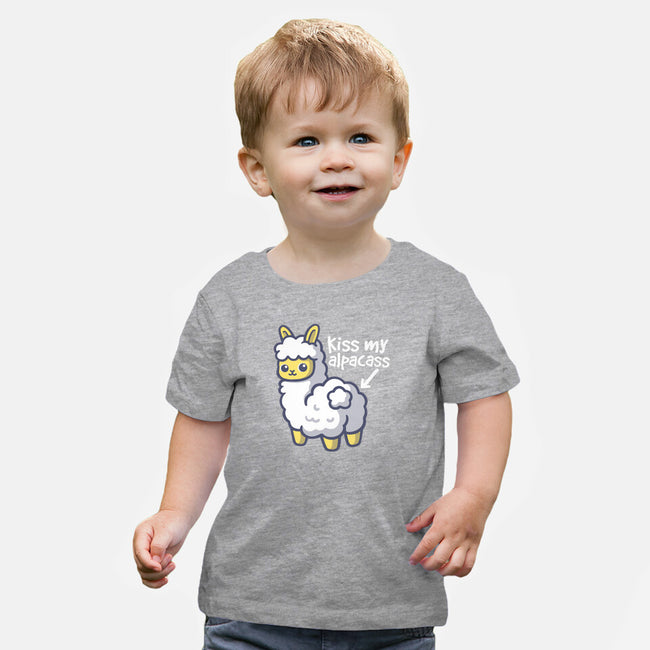 Kiss My Alpacass-Baby-Basic-Tee-NemiMakeit