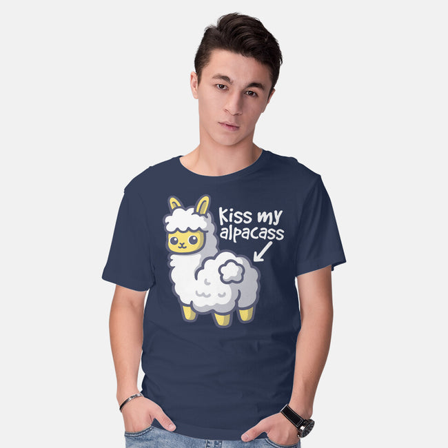 Kiss My Alpacass-Mens-Basic-Tee-NemiMakeit