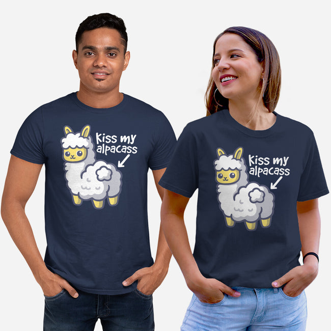 Kiss My Alpacass-Unisex-Basic-Tee-NemiMakeit