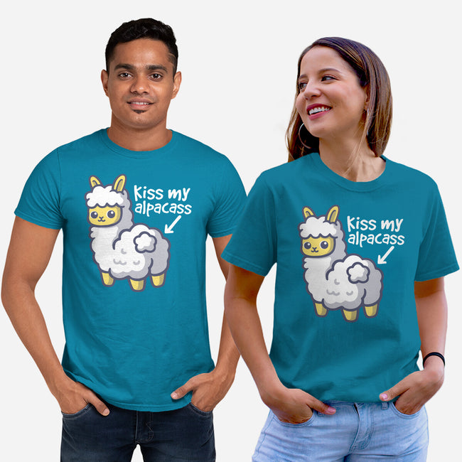 Kiss My Alpacass-Unisex-Basic-Tee-NemiMakeit