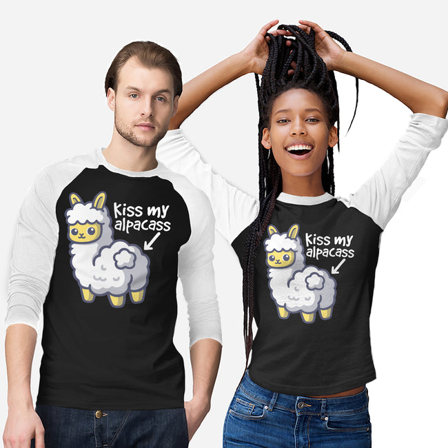 Kiss My Alpacass-Unisex-Baseball-Tee-NemiMakeit