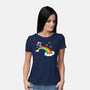 At The End Of The Rainbow-Womens-Basic-Tee-Boggs Nicolas