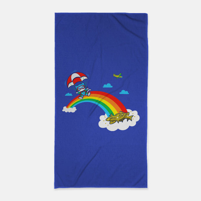 At The End Of The Rainbow-None-Beach-Towel-Boggs Nicolas