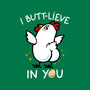 I Butt-lieve In You-Womens-Fitted-Tee-Boggs Nicolas