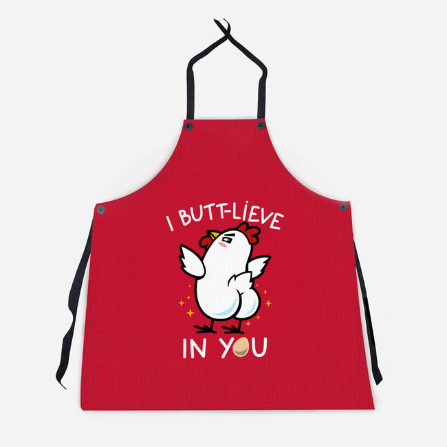 I Butt-lieve In You-Unisex-Kitchen-Apron-Boggs Nicolas