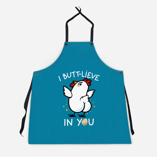 I Butt-lieve In You-Unisex-Kitchen-Apron-Boggs Nicolas