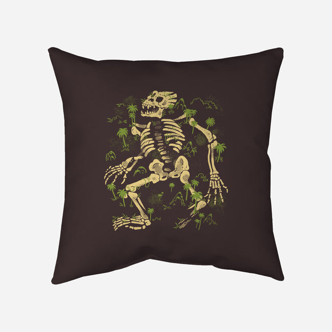 Primate Titan Fossils-None-Removable Cover-Throw Pillow-estudiofitas