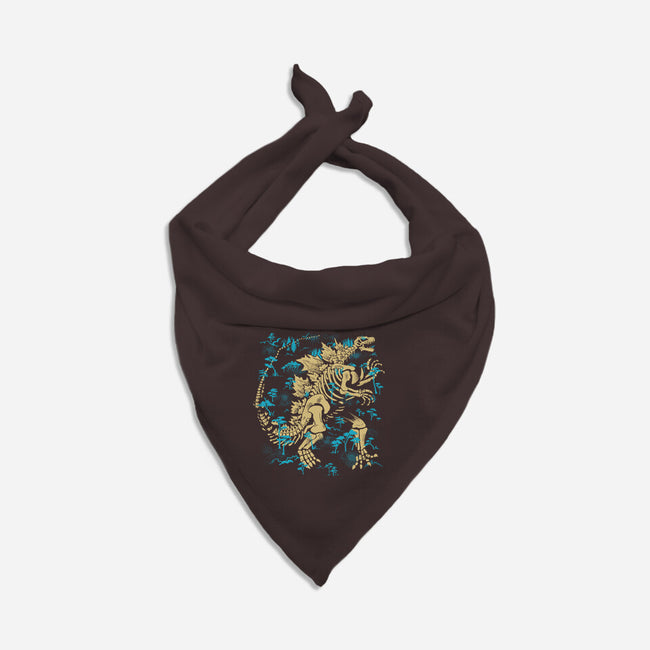 Kaiju Fossils-Cat-Bandana-Pet Collar-estudiofitas