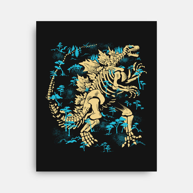 Kaiju Fossils-None-Stretched-Canvas-estudiofitas