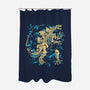 Kaiju Fossils-None-Polyester-Shower Curtain-estudiofitas