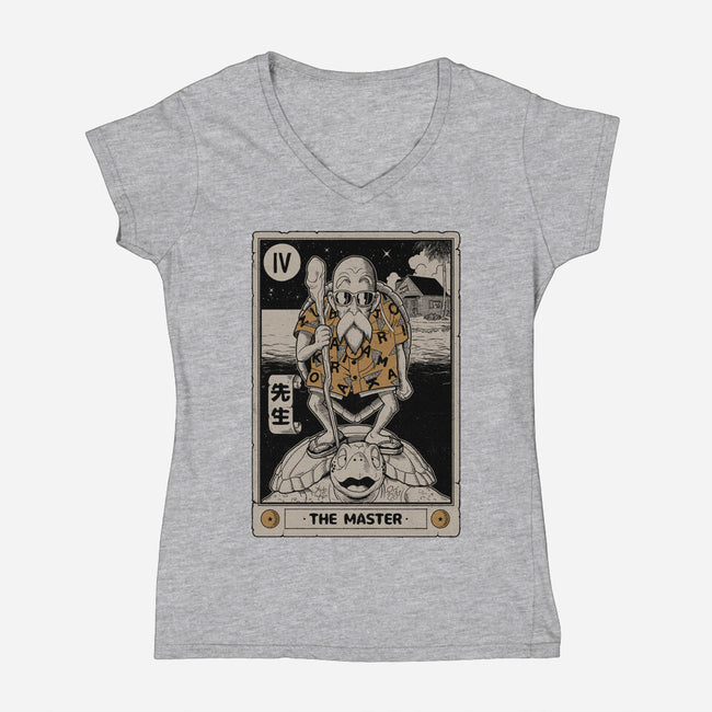 The Master Tarot-Womens-V-Neck-Tee-Hafaell