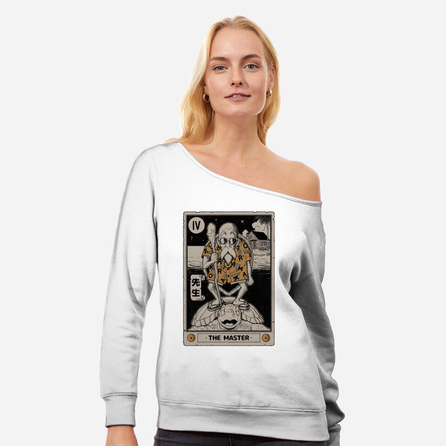 The Master Tarot-Womens-Off Shoulder-Sweatshirt-Hafaell