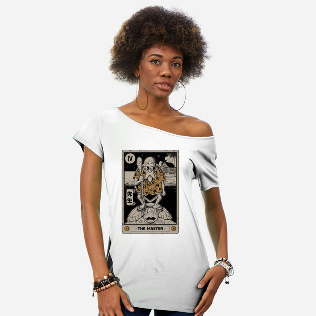 The Master Tarot-Womens-Off Shoulder-Tee-Hafaell