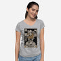 The Master Tarot-Womens-V-Neck-Tee-Hafaell