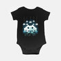 Space Moon Invaders-Baby-Basic-Onesie-Vallina84