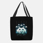 Space Moon Invaders-None-Basic Tote-Bag-Vallina84