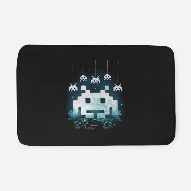 Space Moon Invaders-None-Memory Foam-Bath Mat-Vallina84