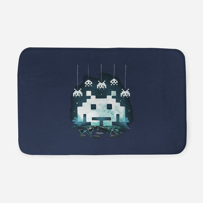 Space Moon Invaders-None-Memory Foam-Bath Mat-Vallina84