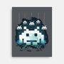 Space Moon Invaders-None-Stretched-Canvas-Vallina84