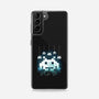 Space Moon Invaders-Samsung-Snap-Phone Case-Vallina84