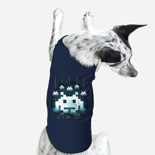 Space Moon Invaders-Dog-Basic-Pet Tank-Vallina84