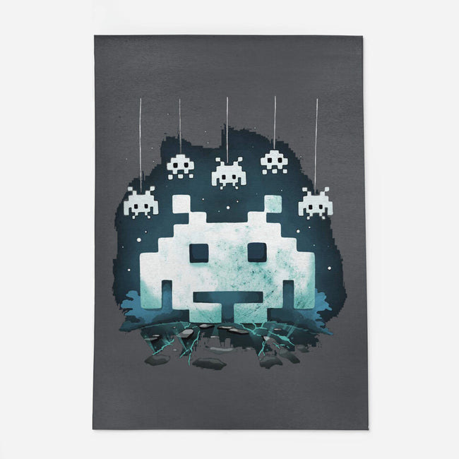 Space Moon Invaders-None-Indoor-Rug-Vallina84