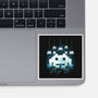 Space Moon Invaders-None-Glossy-Sticker-Vallina84