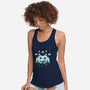 Space Moon Invaders-Womens-Racerback-Tank-Vallina84