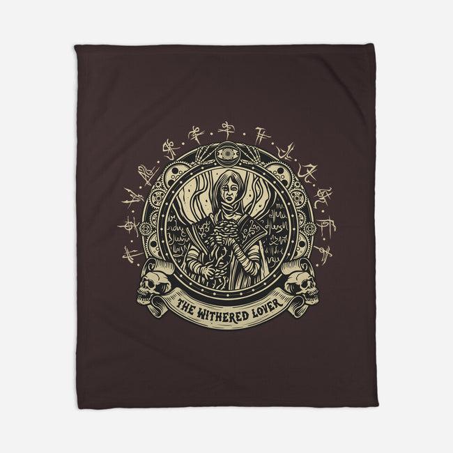 The Withered Lover-None-Fleece-Blanket-gorillafamstudio