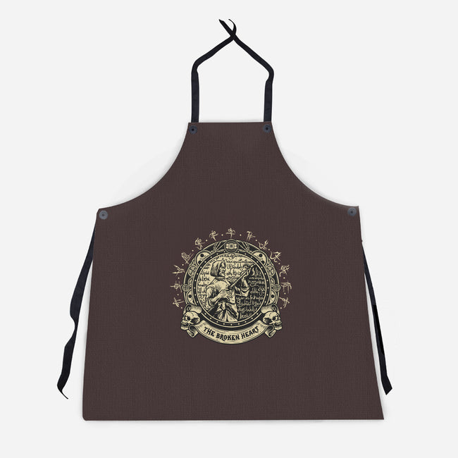 The Broken Heart-Unisex-Kitchen-Apron-gorillafamstudio