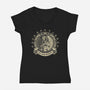 The Angry Princess-Womens-V-Neck-Tee-gorillafamstudio