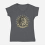 The Angry Princess-Womens-V-Neck-Tee-gorillafamstudio