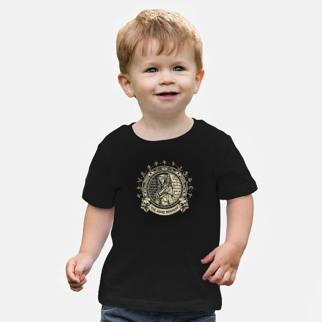 The Angry Princess-Baby-Basic-Tee-gorillafamstudio