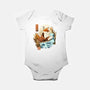 The Great Wave Fox-Baby-Basic-Onesie-dandingeroz