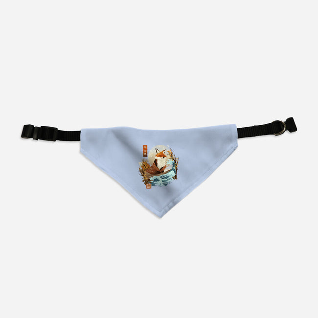 The Great Wave Fox-Cat-Adjustable-Pet Collar-dandingeroz