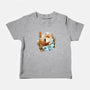 The Great Wave Fox-Baby-Basic-Tee-dandingeroz