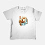 The Great Wave Fox-Baby-Basic-Tee-dandingeroz